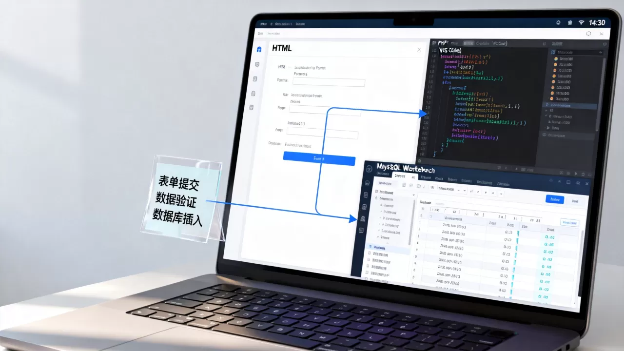html表单数据如何存入数据库?前端表单提交到后端数据库教程 html表单数据如何存入数据库?前端表单提交到后端数据库教程