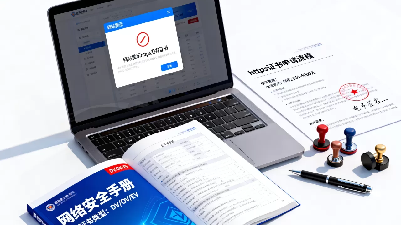网站提示https没有证书怎么办?https证书申请费用及流程详解 网站提示https没有证书怎么办?https证书申请费用及流程详解