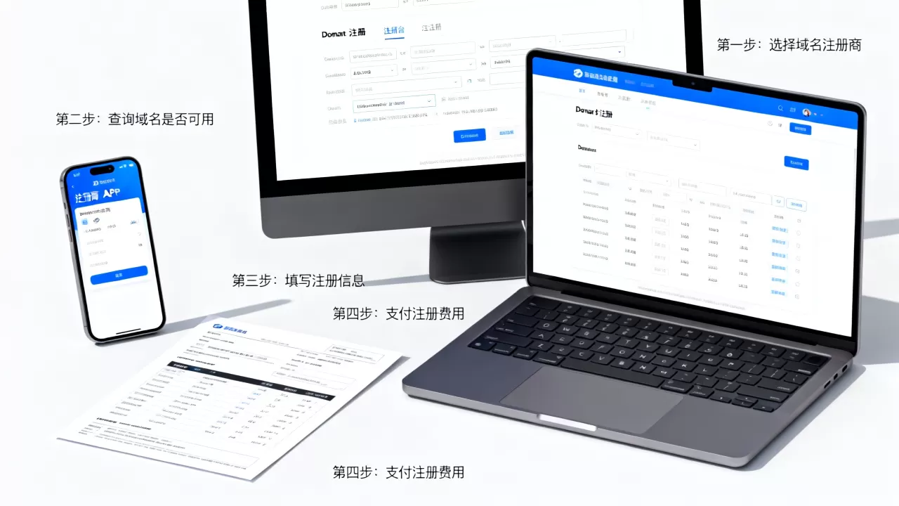个人如何申请com域名？com域名注册流程及费用详解