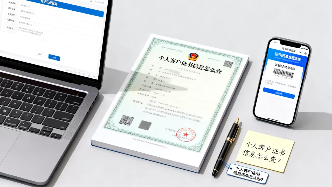 个人客户证书信息怎么查?个人客户证书信息丢失怎么办 个人客户证书信息怎么查?个人客户证书信息丢失怎么办