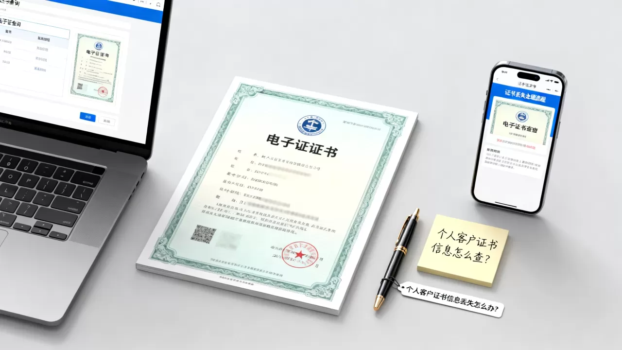 个人客户证书信息怎么查?个人客户证书信息丢失怎么办 个人客户证书信息怎么查?个人客户证书信息丢失怎么办
