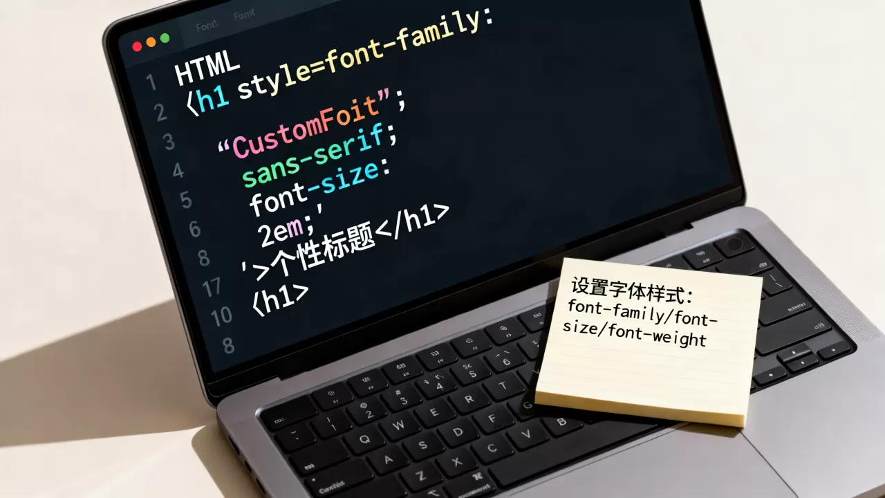 HTML里个性的字体怎么设置?网页字体样式代码 HTML里个性的字体怎么设置?网页字体样式代码