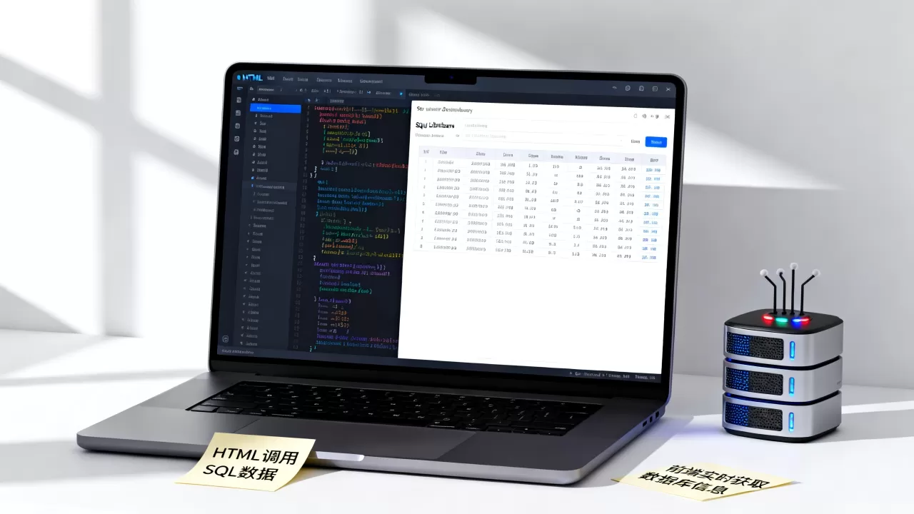 HTML如何调用SQL数据库数据?前端页面实时获取数据库信息 HTML如何调用SQL数据库数据?前端页面实时获取数据库信息