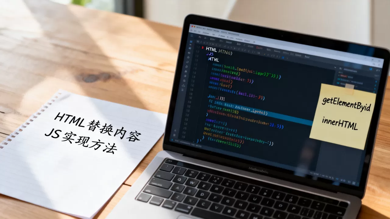 HTML替换内容JS怎么实现？js替换指定HTML标签内容