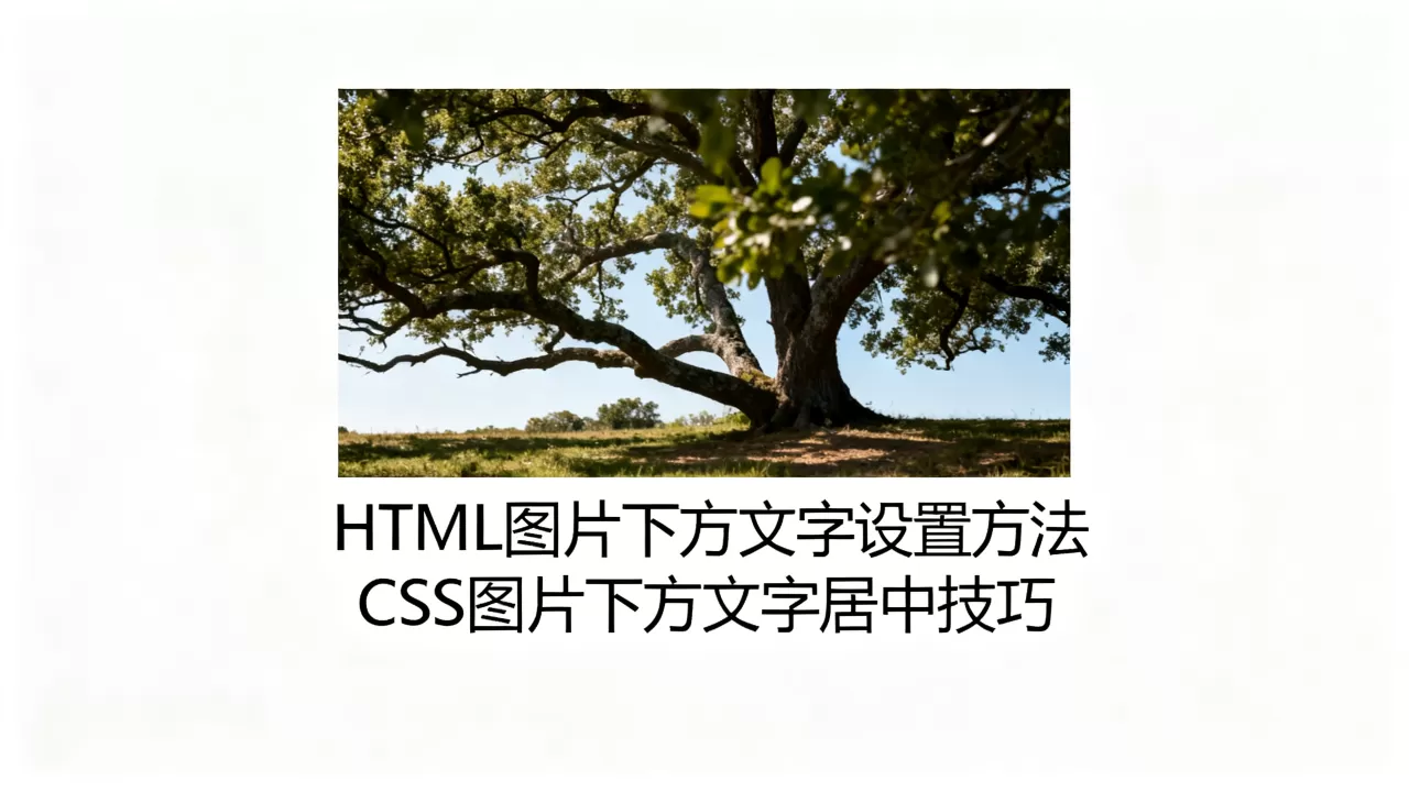 HTML图片下方文字怎么设置?CSS图片下方文字居中 HTML图片下方文字怎么设置?CSS图片下方文字居中