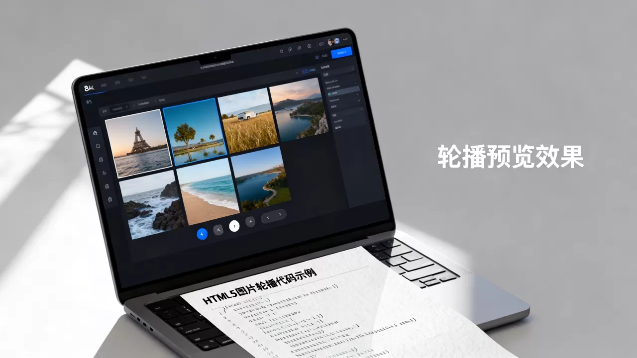 html5图片轮播预览怎么做？html5实现图片轮播代码