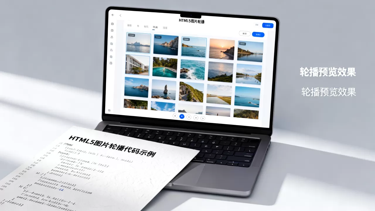 html5图片轮播预览怎么做？html5实现图片轮播代码