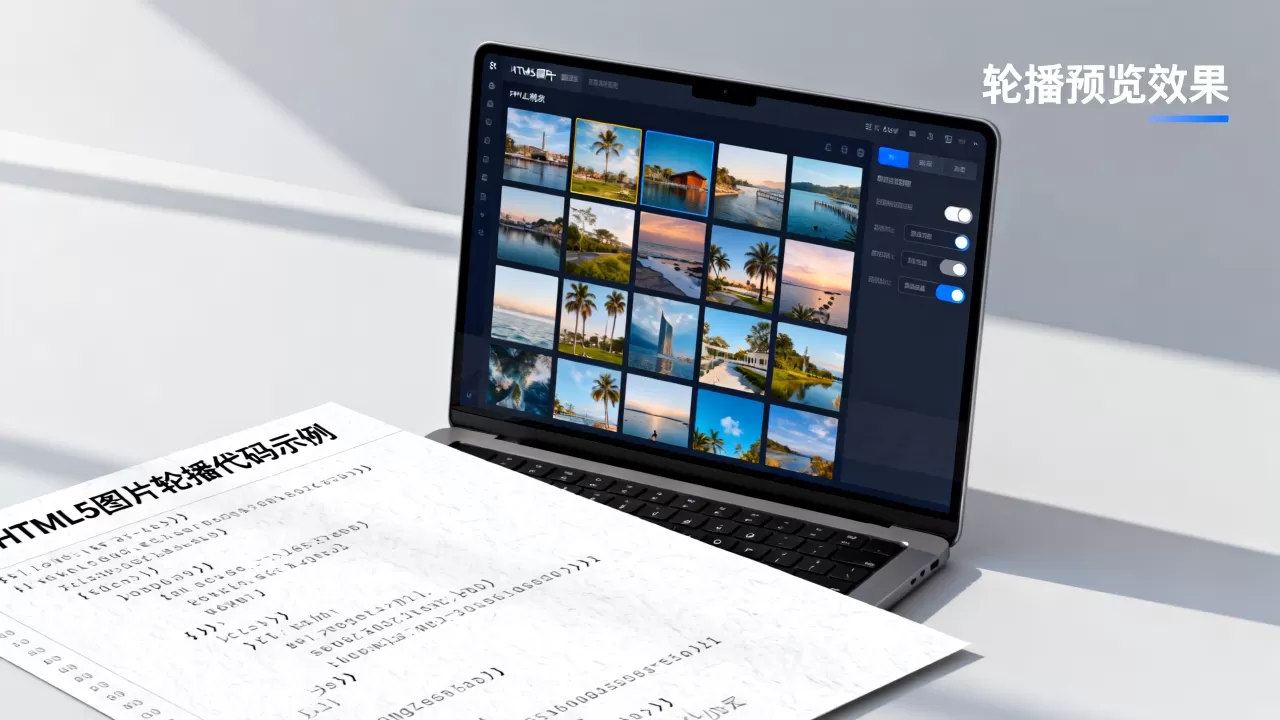 html5图片轮播预览怎么做？html5实现图片轮播代码