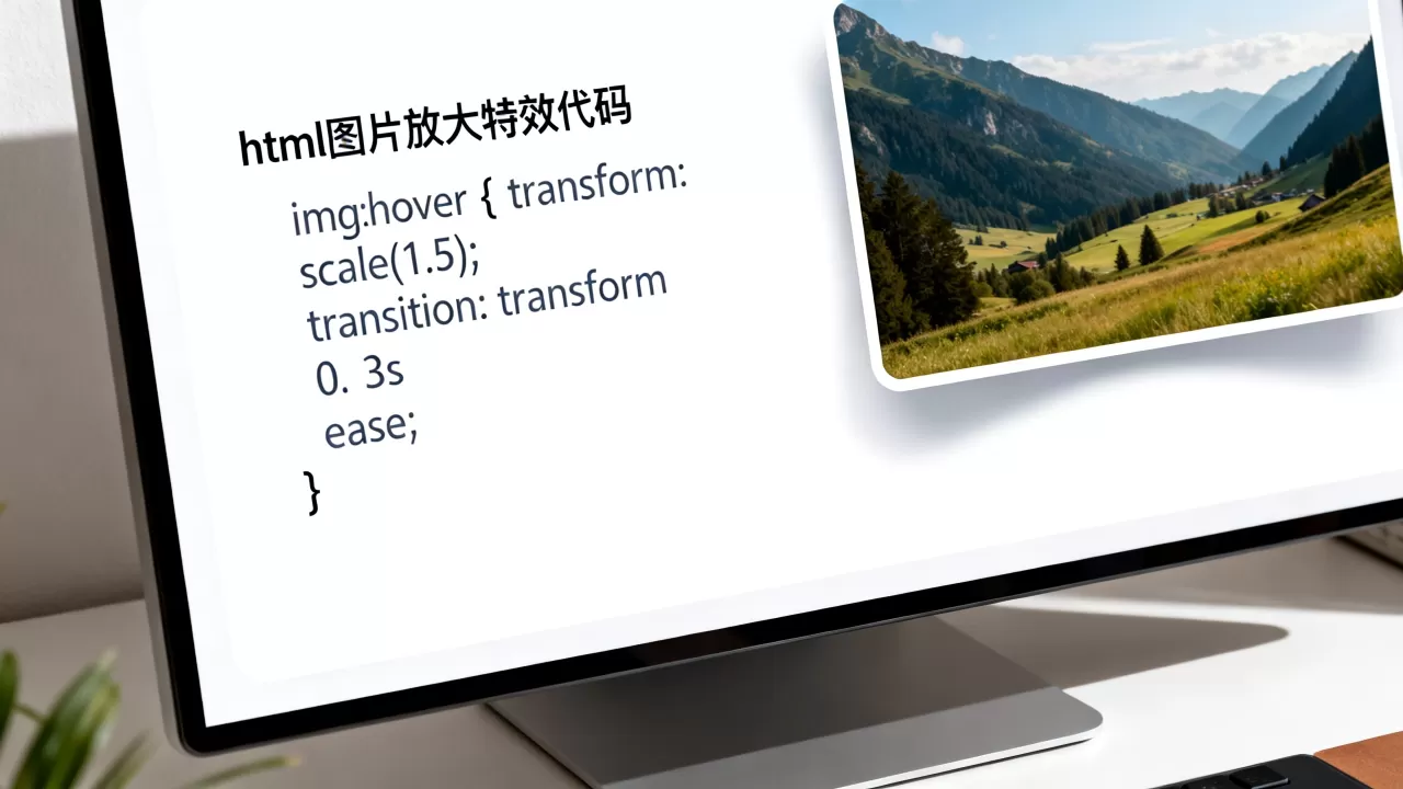 html放大显示图片怎么操作?html图片放大特效代码 html放大显示图片怎么操作?html图片放大特效代码