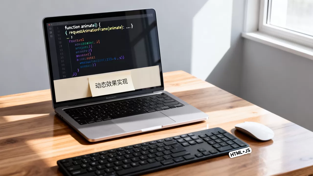 HTML中JS特效怎么实现？前端网页动态效果代码