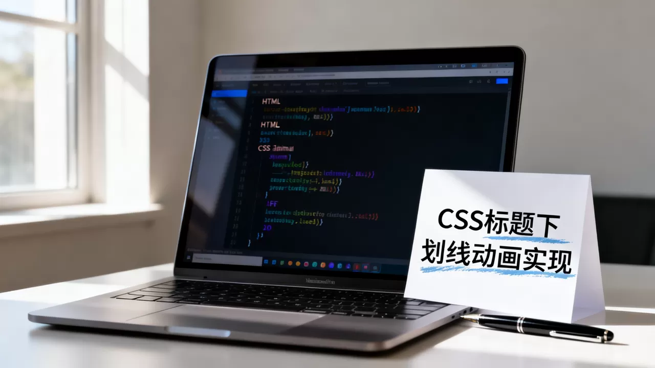 HTML文字标题怎么设置特效?CSS实现标题下划线动画 HTML文字标题怎么设置特效?CSS实现标题下划线动画