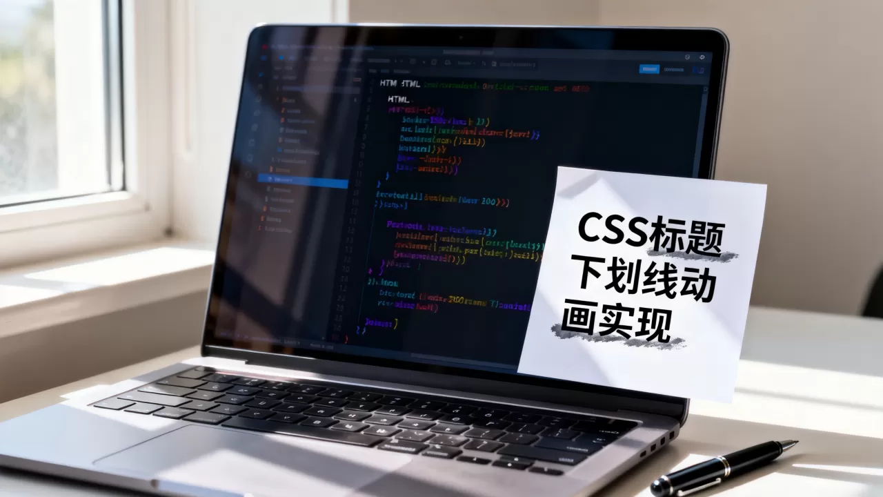 HTML文字标题怎么设置特效?CSS实现标题下划线动画 HTML文字标题怎么设置特效?CSS实现标题下划线动画