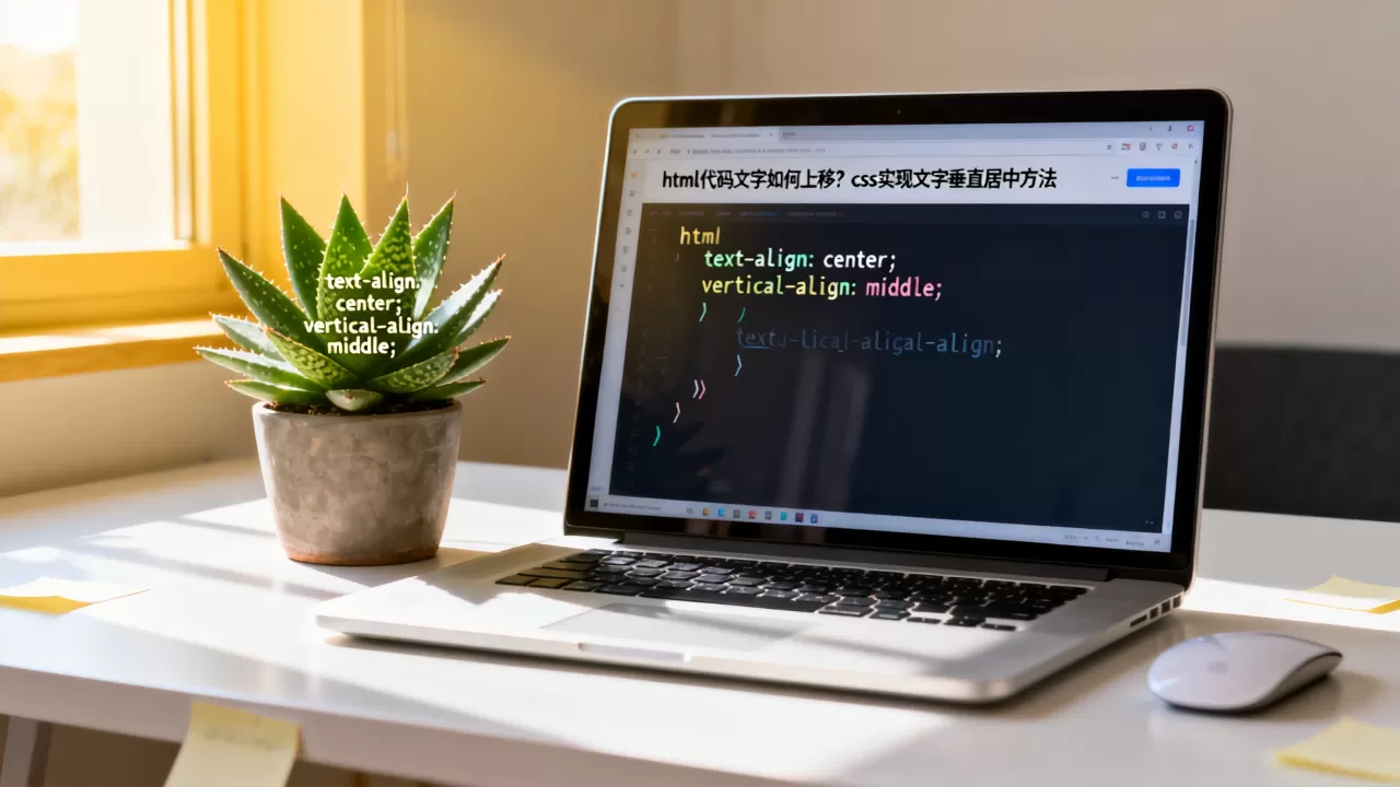 html代码文字如何上移?css实现文字垂直居中方法 html代码文字如何上移?css实现文字垂直居中方法