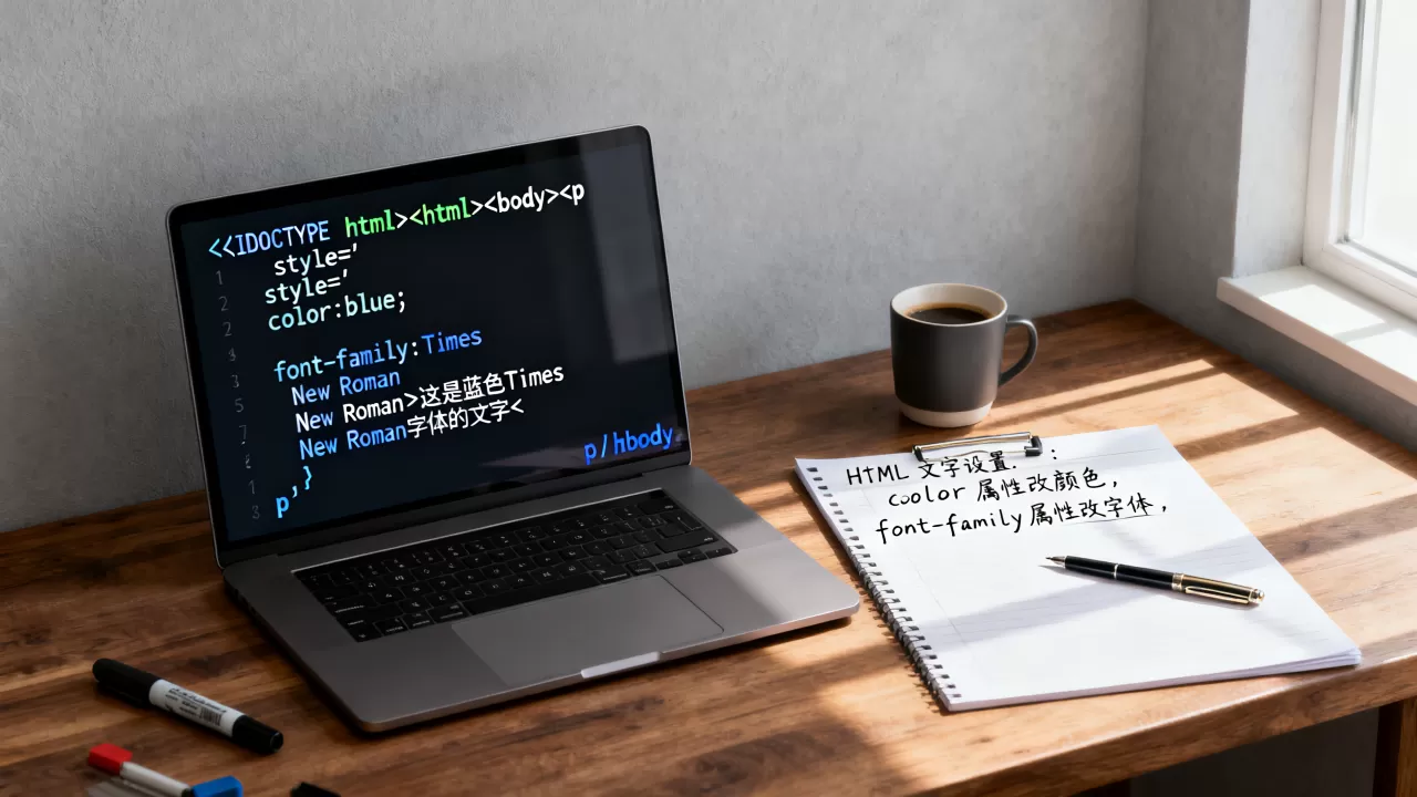 html文字是什么?html代码中如何设置文字颜色和字体 html文字是什么?html代码中如何设置文字颜色和字体