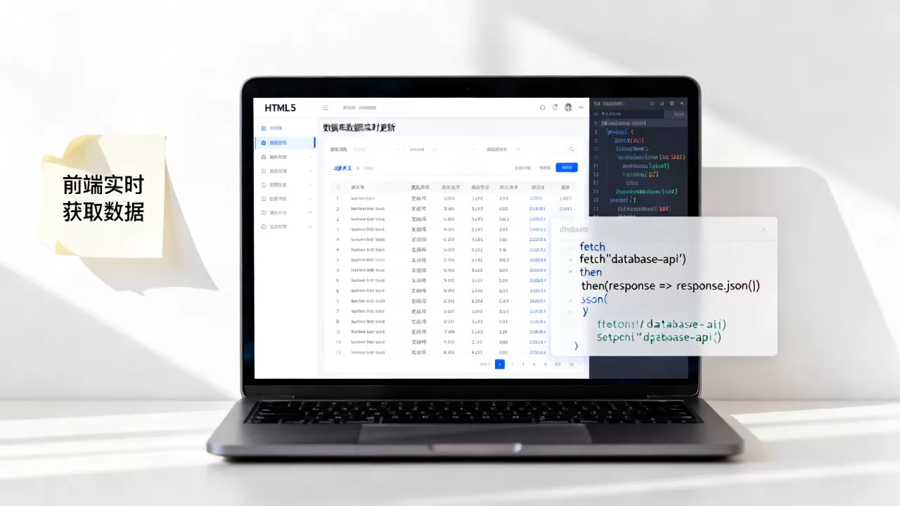 HTML5网页如何显示数据库内容?前端实时获取数据 HTML5网页如何显示数据库内容?前端实时获取数据
