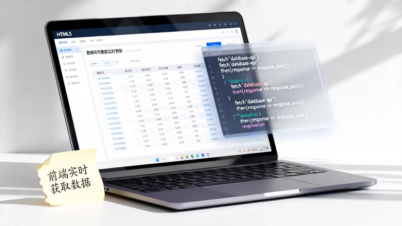 HTML5网页如何显示数据库内容?前端实时获取数据 HTML5网页如何显示数据库内容?前端实时获取数据