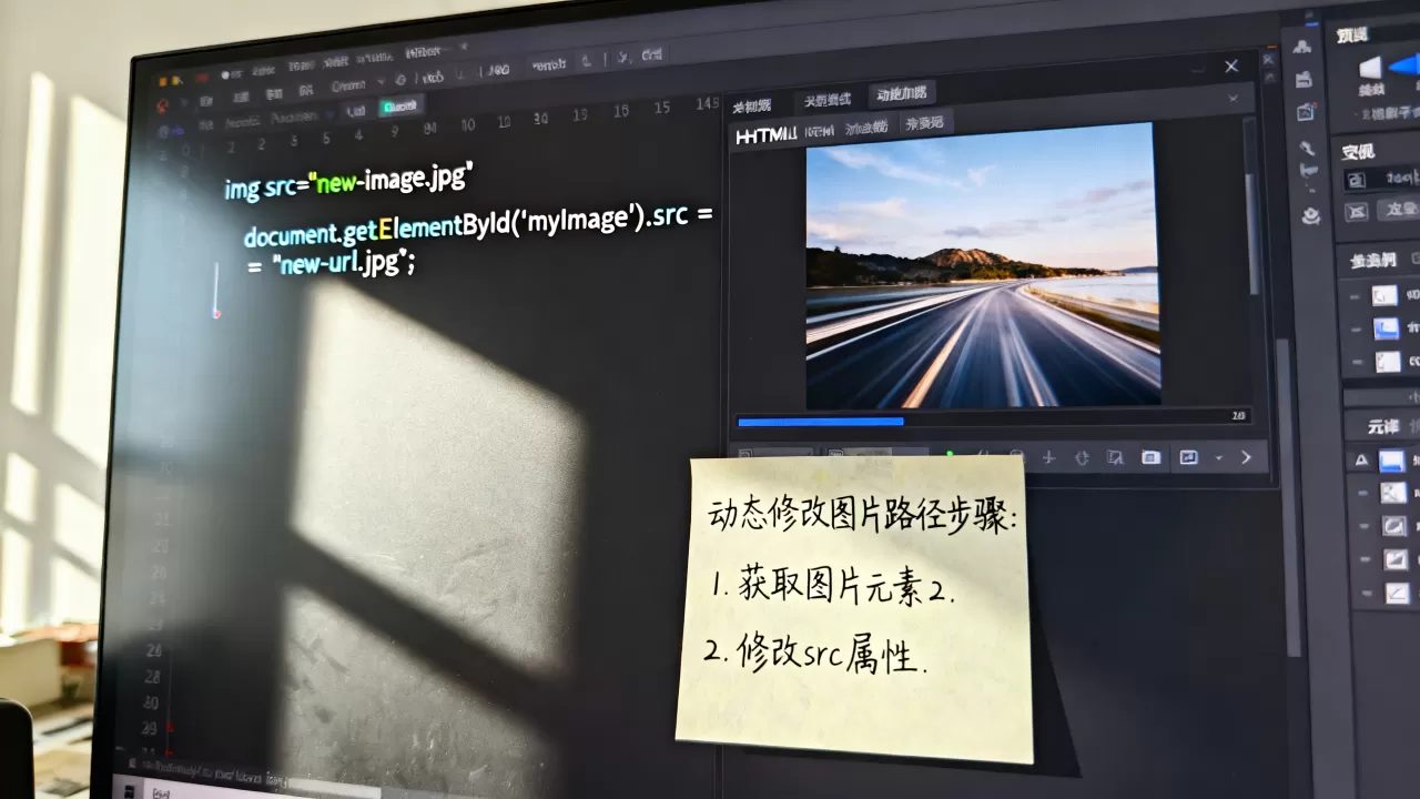 如何用HTML代码改变图片路径?html动态修改图片地址 如何用HTML代码改变图片路径?html动态修改图片地址