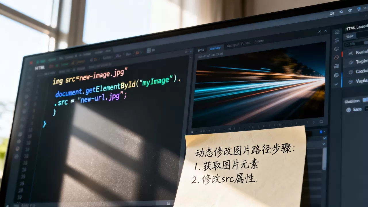 如何用HTML代码改变图片路径?html动态修改图片地址 如何用HTML代码改变图片路径?html动态修改图片地址
