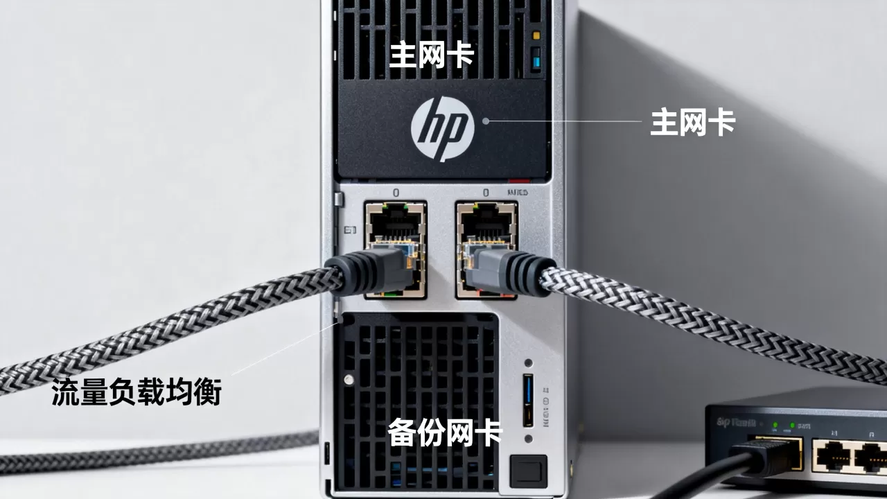 HP服务器双网卡绑定后流量怎么走?服务器网卡绑定原理 HP服务器双网卡绑定后流量怎么走?服务器网卡绑定原理