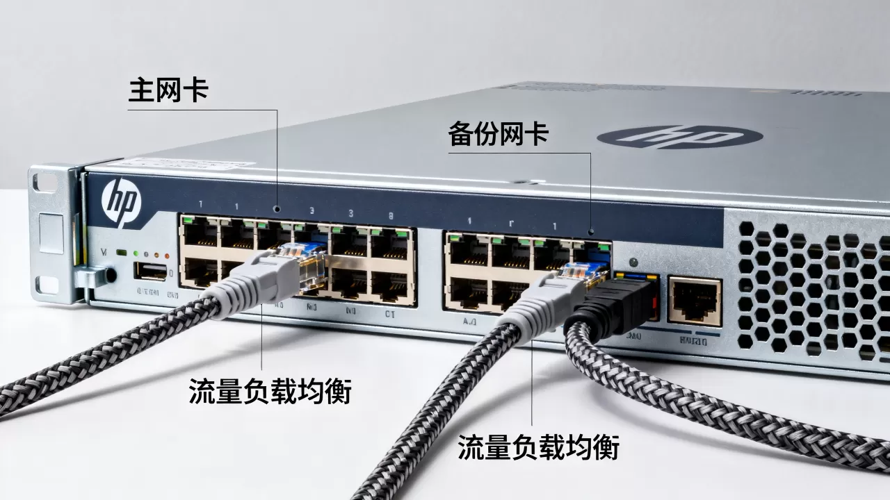 HP服务器双网卡绑定后流量怎么走?服务器网卡绑定原理 HP服务器双网卡绑定后流量怎么走?服务器网卡绑定原理