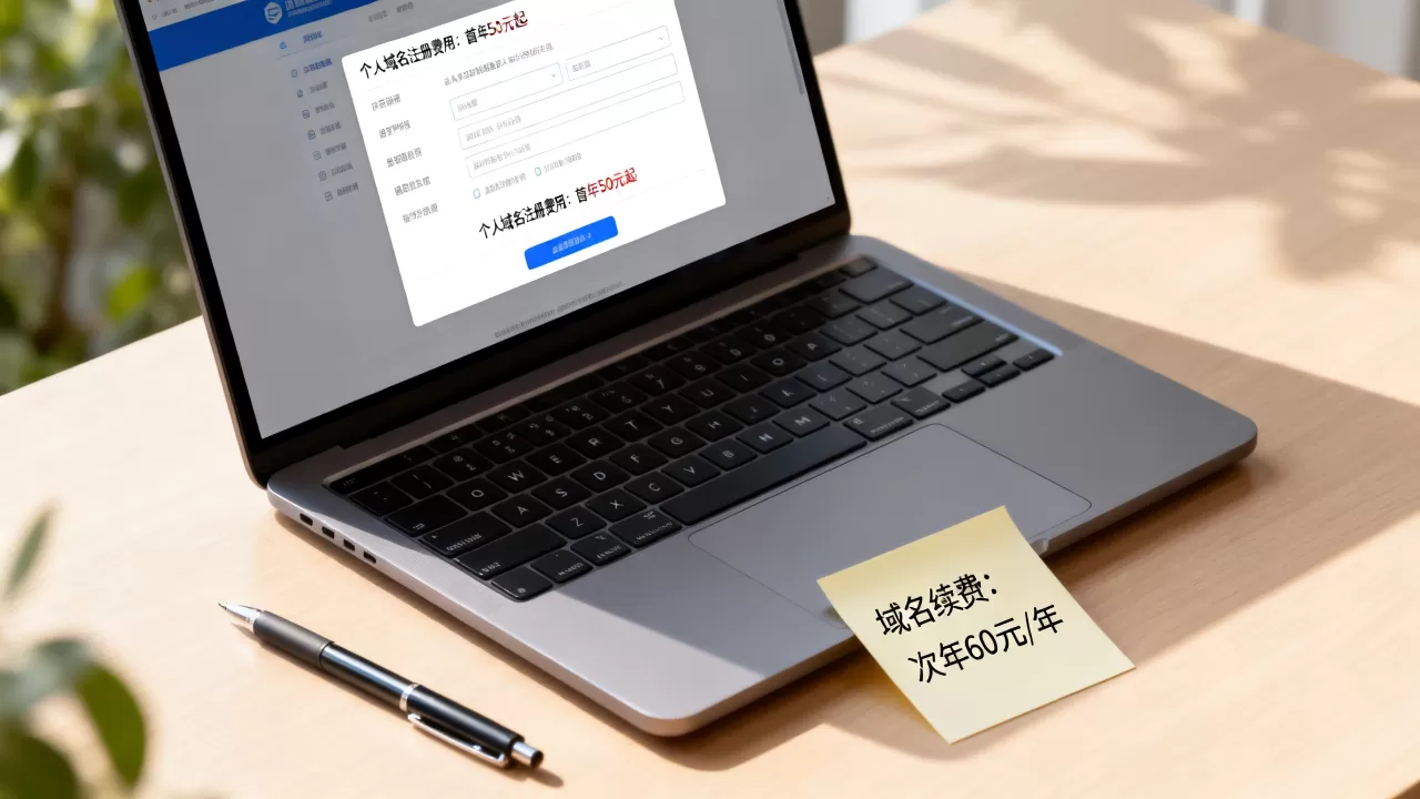个人域名注册到底要多少钱？域名注册费用多少钱一年
