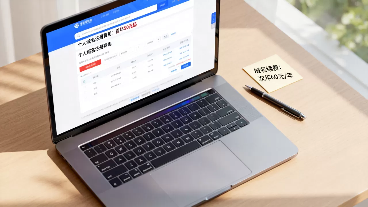 个人域名注册到底要多少钱？域名注册费用多少钱一年