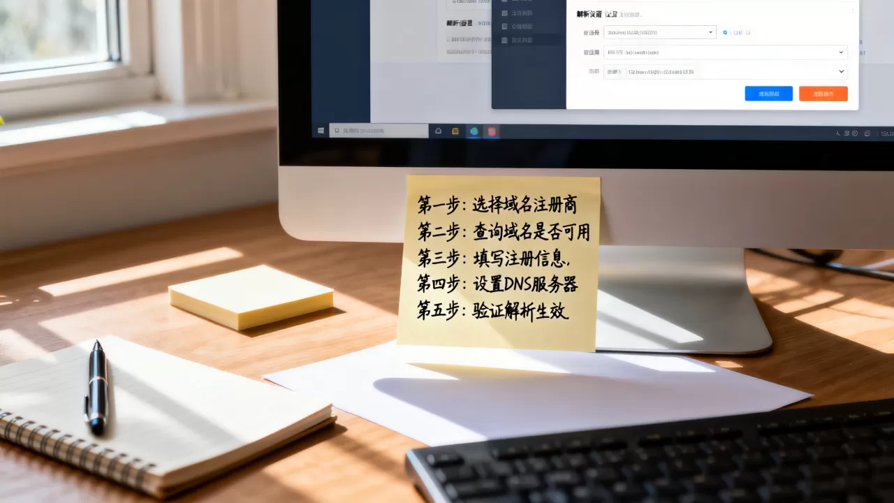 个人域名注册和解析流程是什么？如何设置域名解析