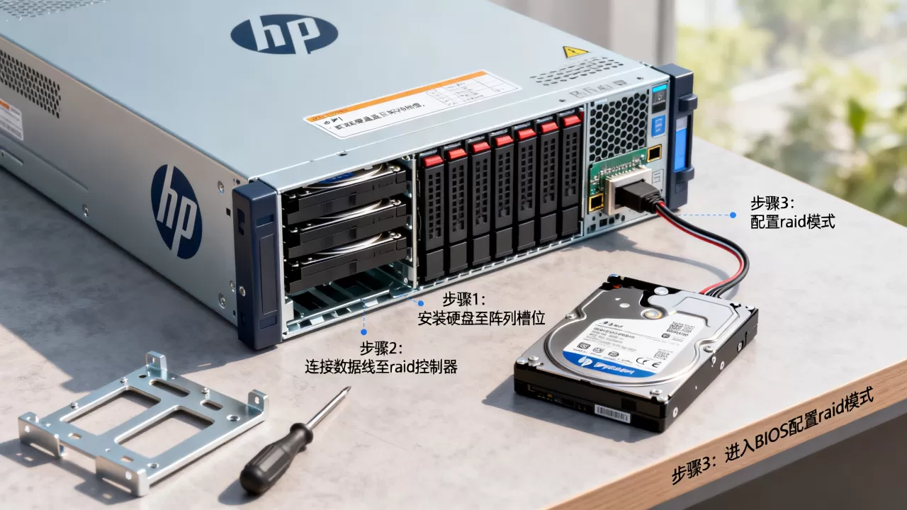 hp服务器硬盘阵列怎么设置?hp服务器raid阵列配置教程 hp服务器硬盘阵列怎么设置?hp服务器raid阵列配置教程