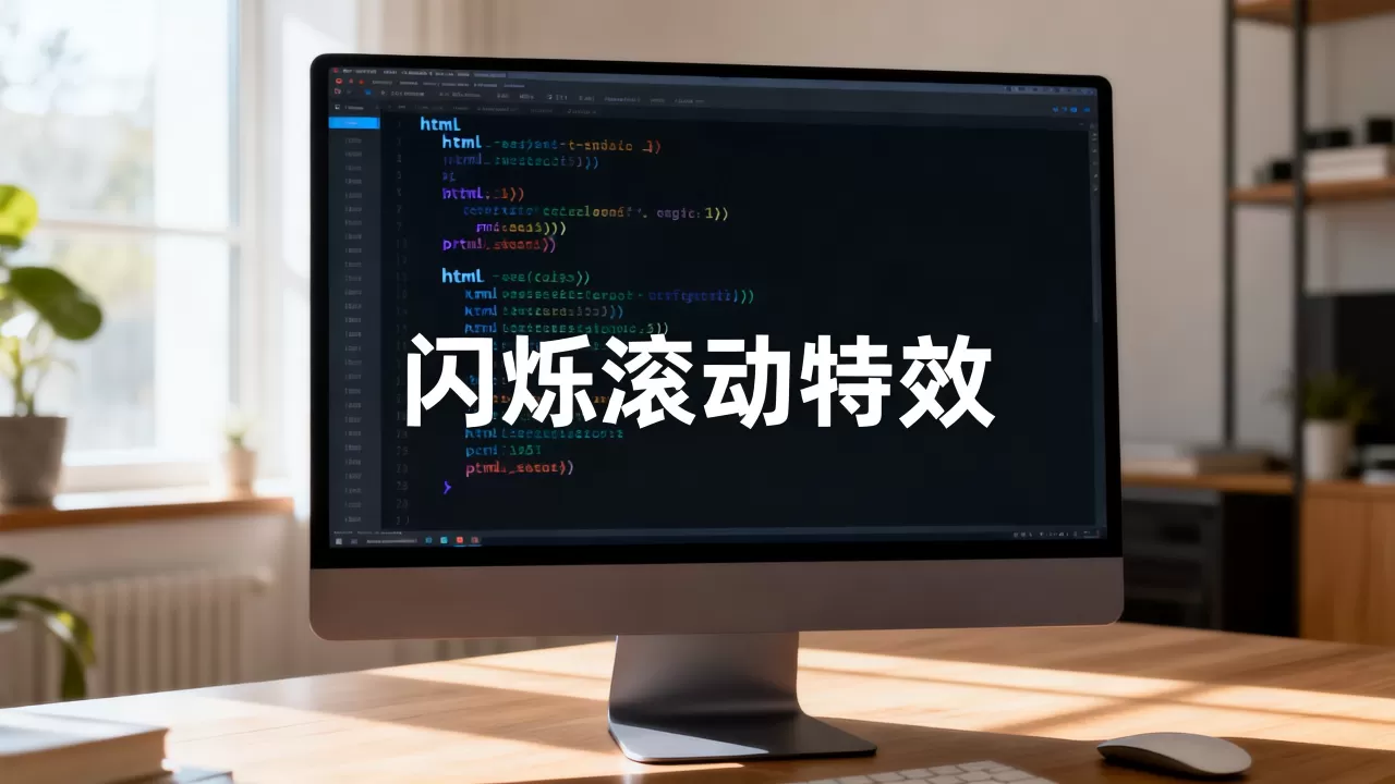 html特效文字怎么做?如何实现文字闪烁滚动特效 html特效文字怎么做?如何实现文字闪烁滚动特效