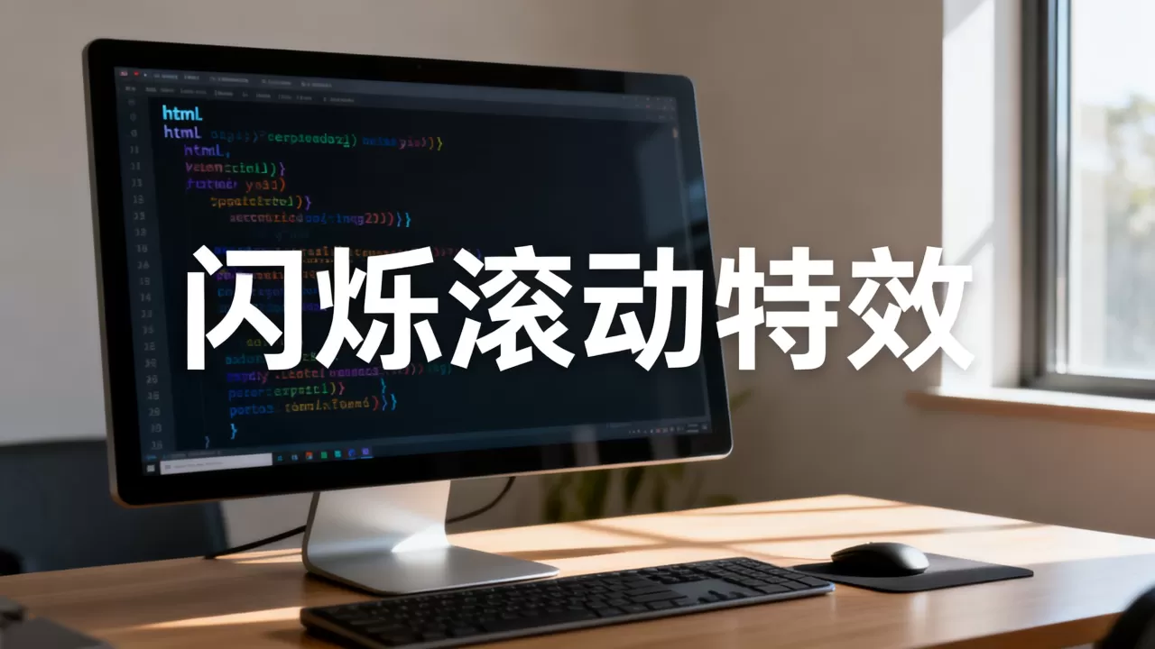 html特效文字怎么做?如何实现文字闪烁滚动特效 html特效文字怎么做?如何实现文字闪烁滚动特效