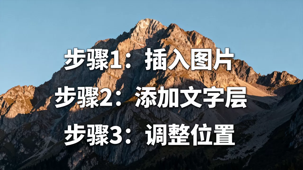 html图片山写字怎么做?html图片叠加文字教程 html图片山写字怎么做?html图片叠加文字教程