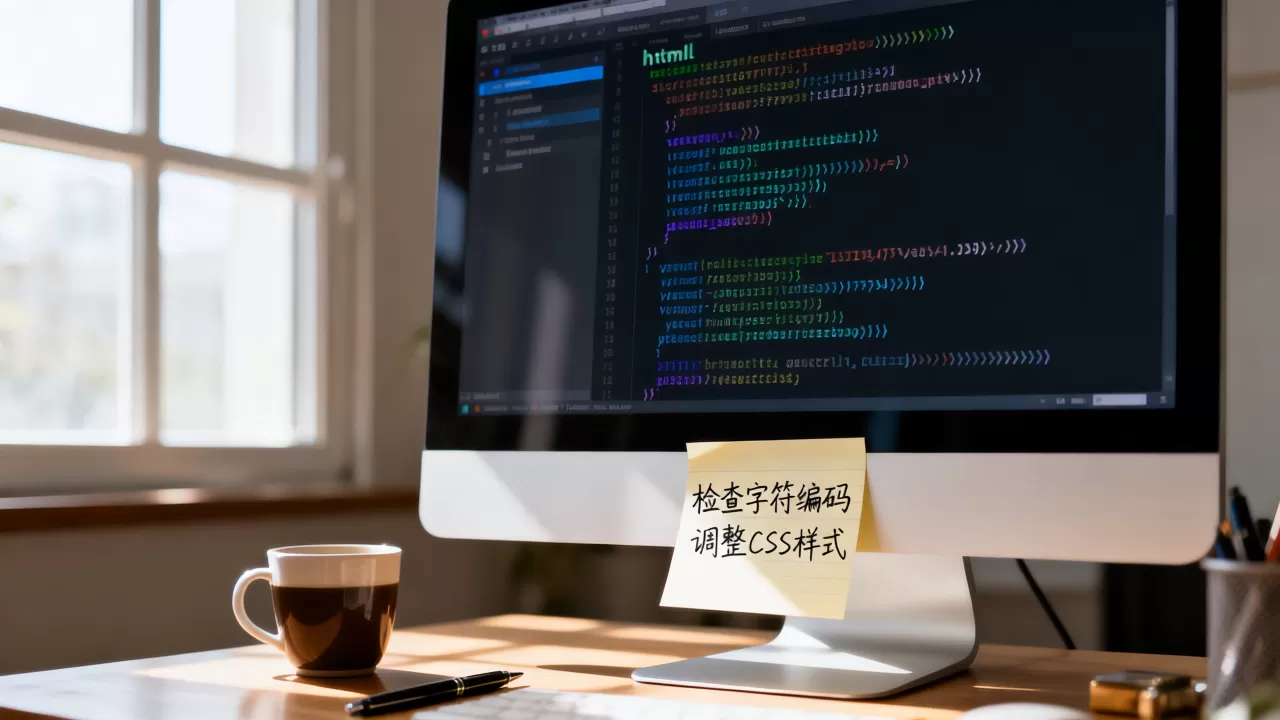 html文字出现乱码怎么解决?html文字出现重叠 html文字出现乱码怎么解决?html文字出现重叠
