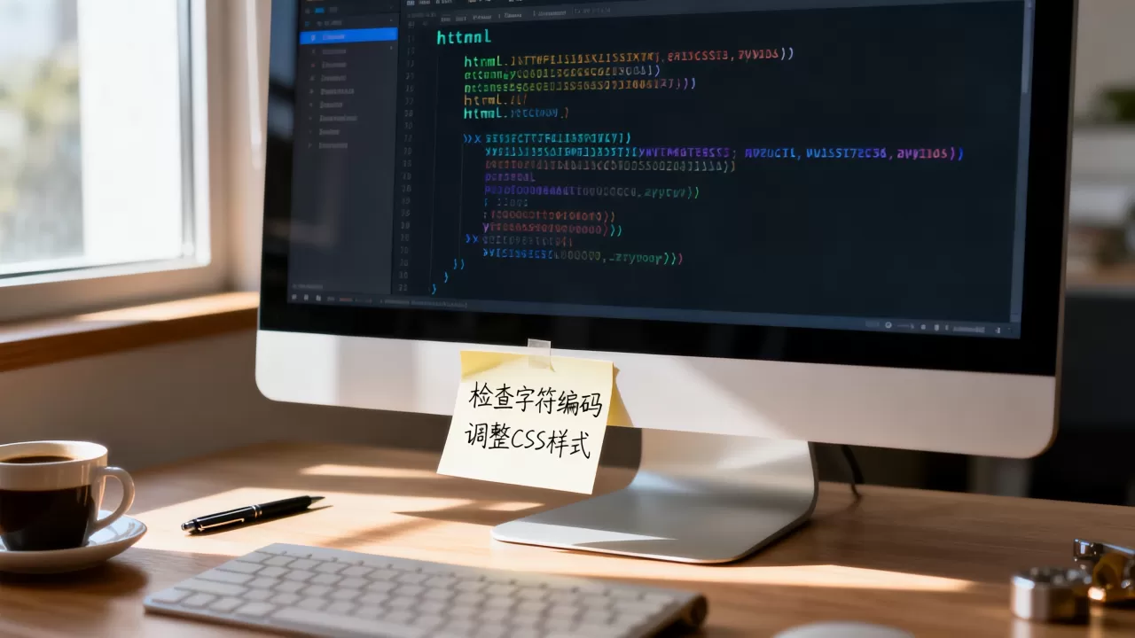 html文字出现乱码怎么解决?html文字出现重叠 html文字出现乱码怎么解决?html文字出现重叠