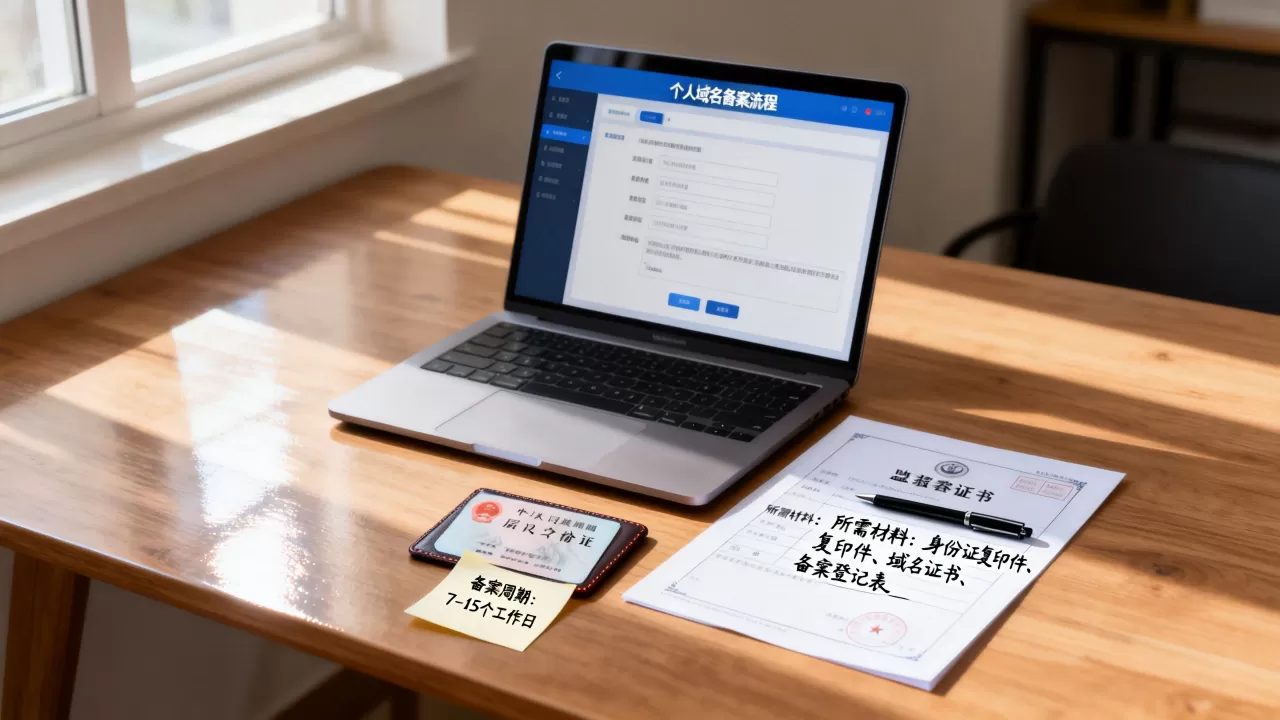 个人域名备案要多久?个人域名备案流程及所需材料 个人域名备案要多久?个人域名备案流程及所需材料