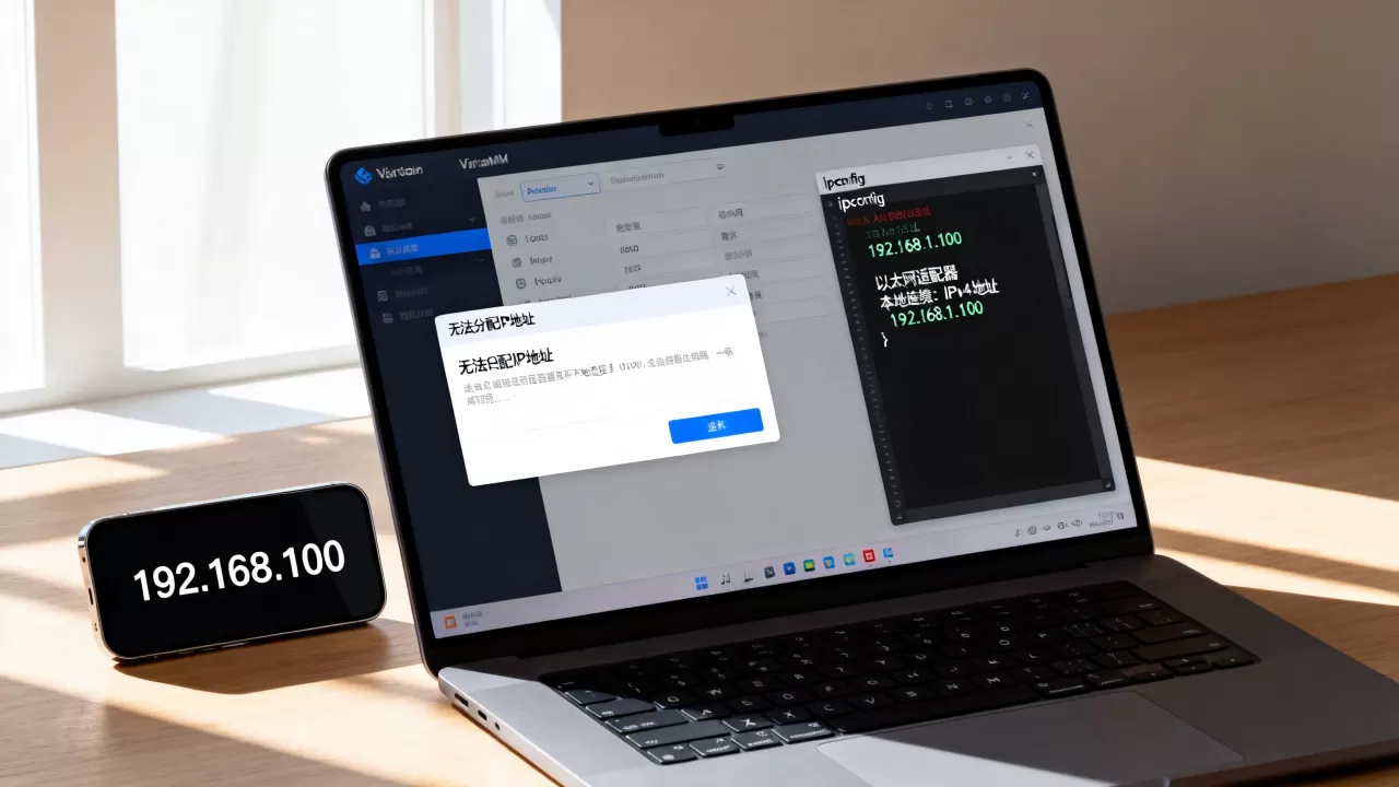 host配置虚拟机ip失败怎么解决?如何查看本机ip地址 host配置虚拟机ip失败怎么解决?如何查看本机ip地址