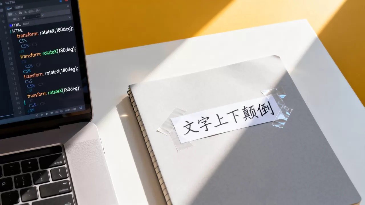 HTML文字倒置怎么实现?css实现文字上下颠倒 HTML文字倒置怎么实现?css实现文字上下颠倒