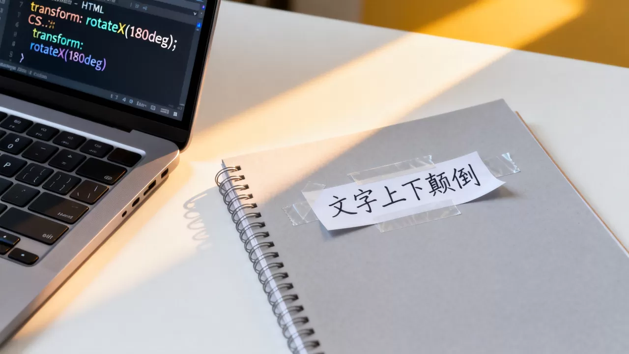 HTML文字倒置怎么实现?css实现文字上下颠倒 HTML文字倒置怎么实现?css实现文字上下颠倒