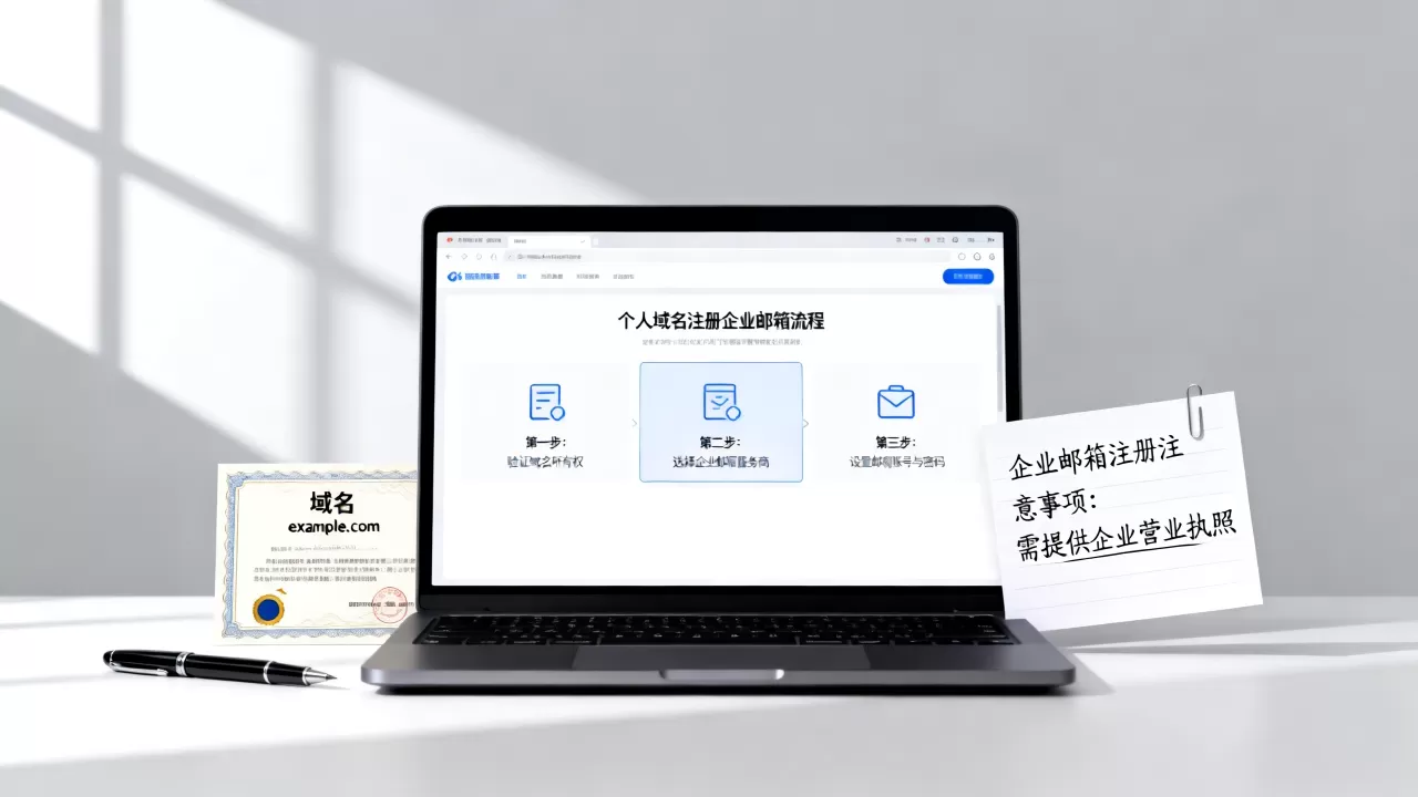 个人域名能注册企业邮箱吗，企业邮箱注册流程