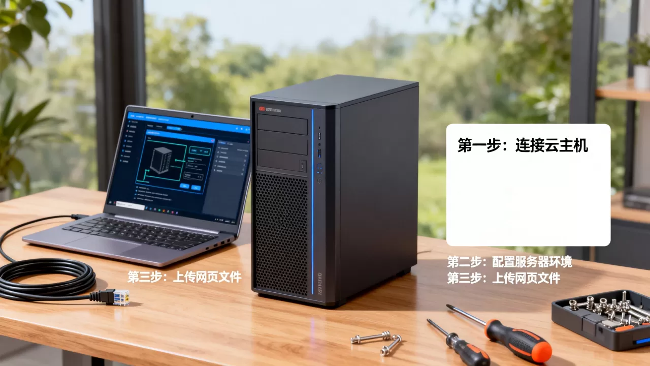 云主机如何挂网页？云服务器搭建网站详细教程