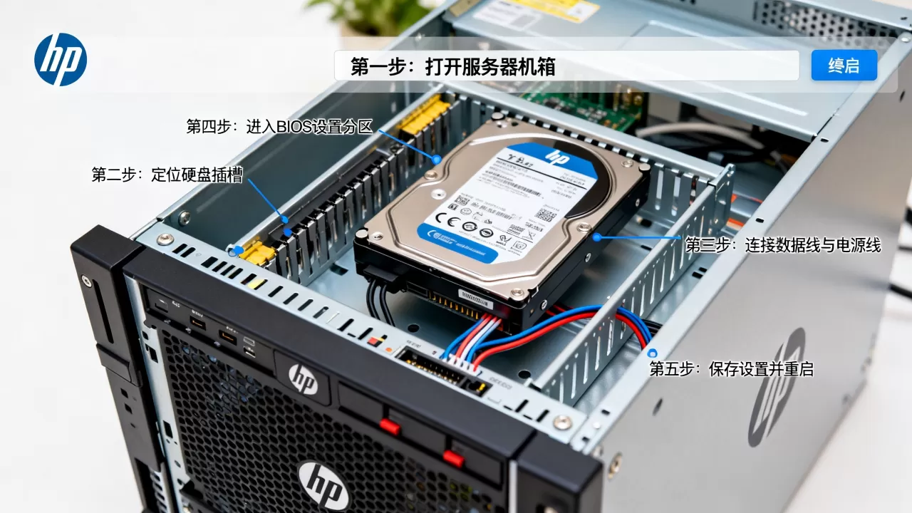 HP服务器硬盘怎么分区?HP服务器硬盘分区详细步骤 HP服务器硬盘怎么分区?HP服务器硬盘分区详细步骤