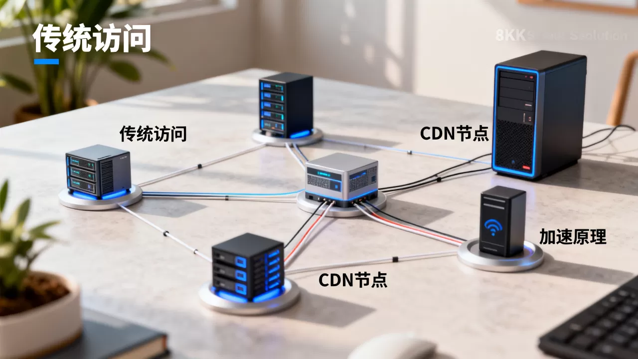 传统访问与CDN区别是什么？CDN加速原理详解