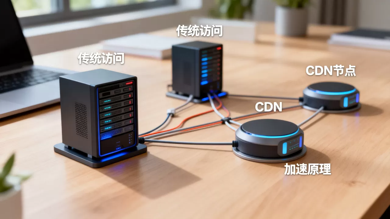 传统访问与CDN区别是什么？CDN加速原理详解