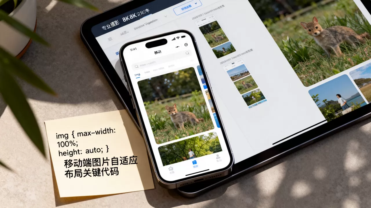 html移动图片属性怎么设置？移动端图片自适应布局