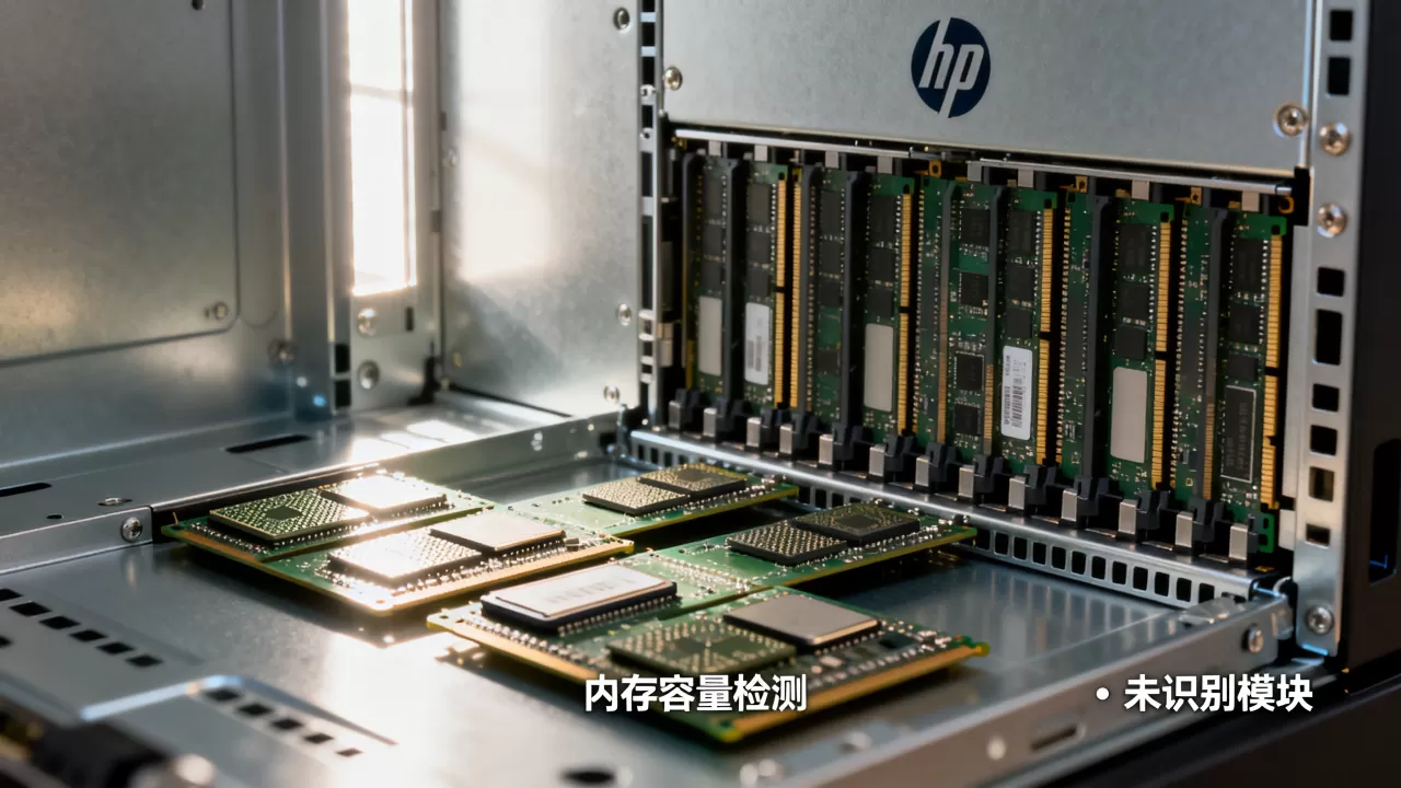 hp服务器内存容量一半是怎么回事？服务器内存容量一半怎么解决