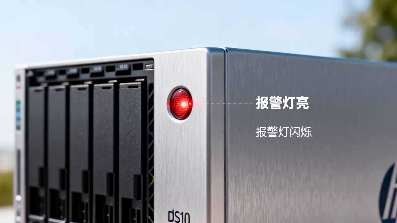 hp服务器ds10报警灯亮怎么办？hp服务器ds10报警灯闪烁原因