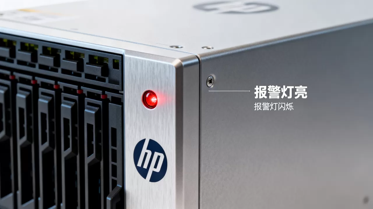 hp服务器ds10报警灯亮怎么办？hp服务器ds10报警灯闪烁原因