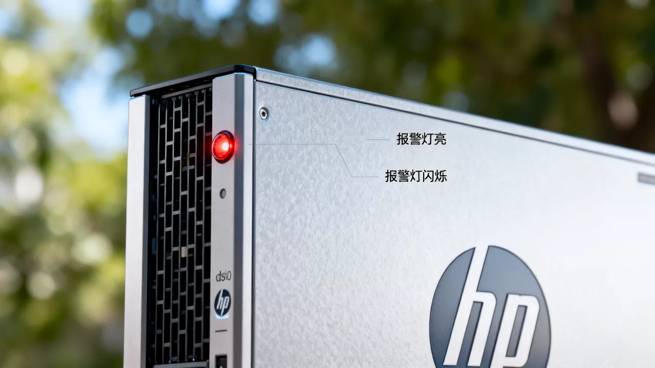 hp服务器ds10报警灯亮怎么办？hp服务器ds10报警灯闪烁原因