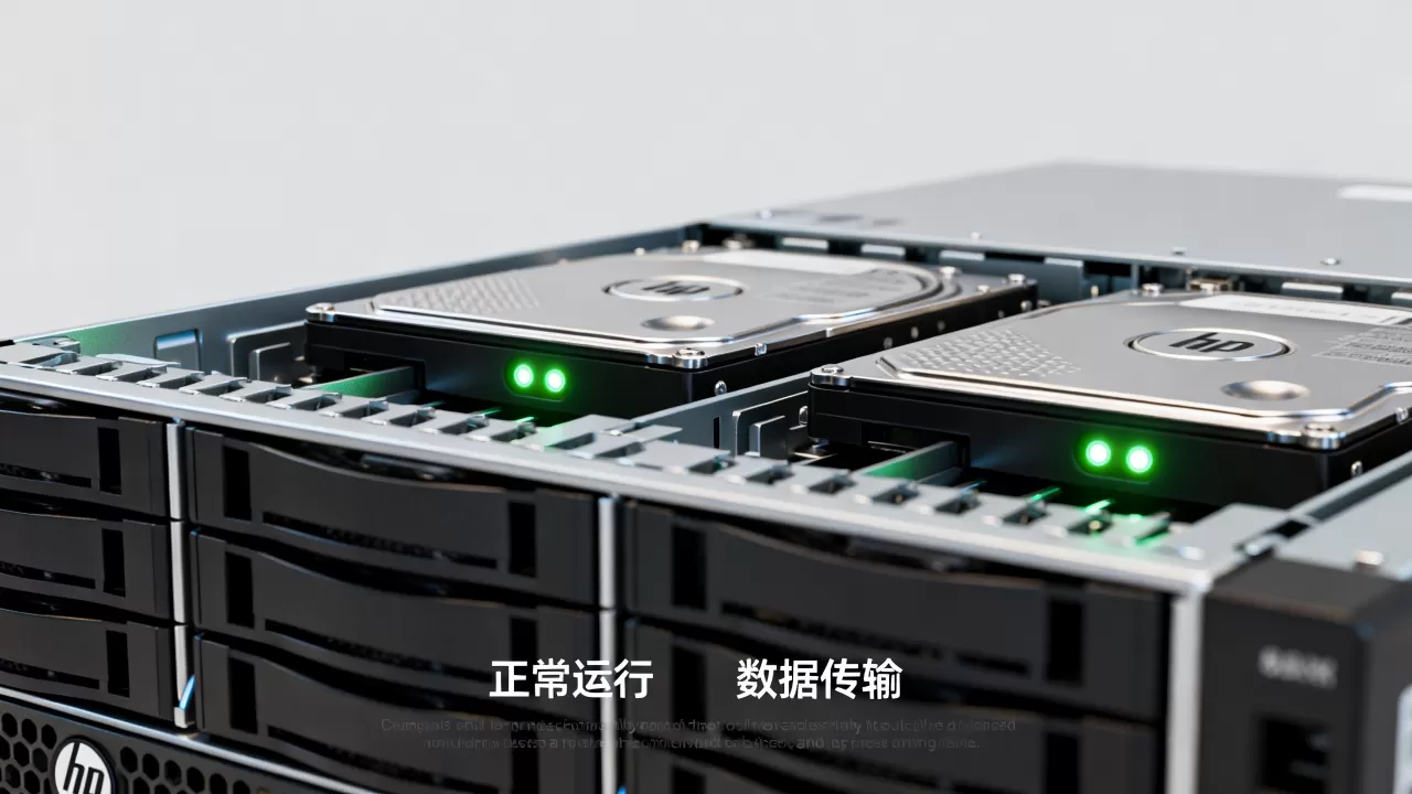 hp服务器硬盘两个绿灯代表什么意思？服务器硬盘指示灯状态详解