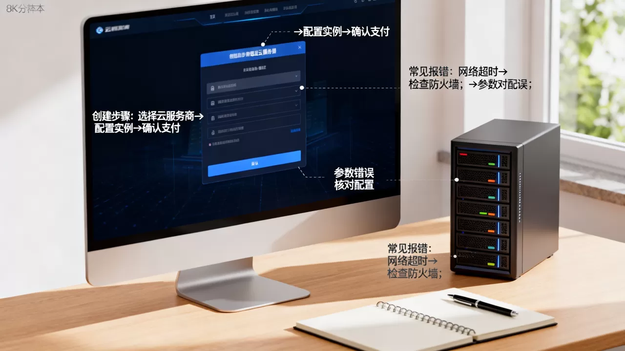 app云服务器怎么创建？创建云服务器报错怎么办