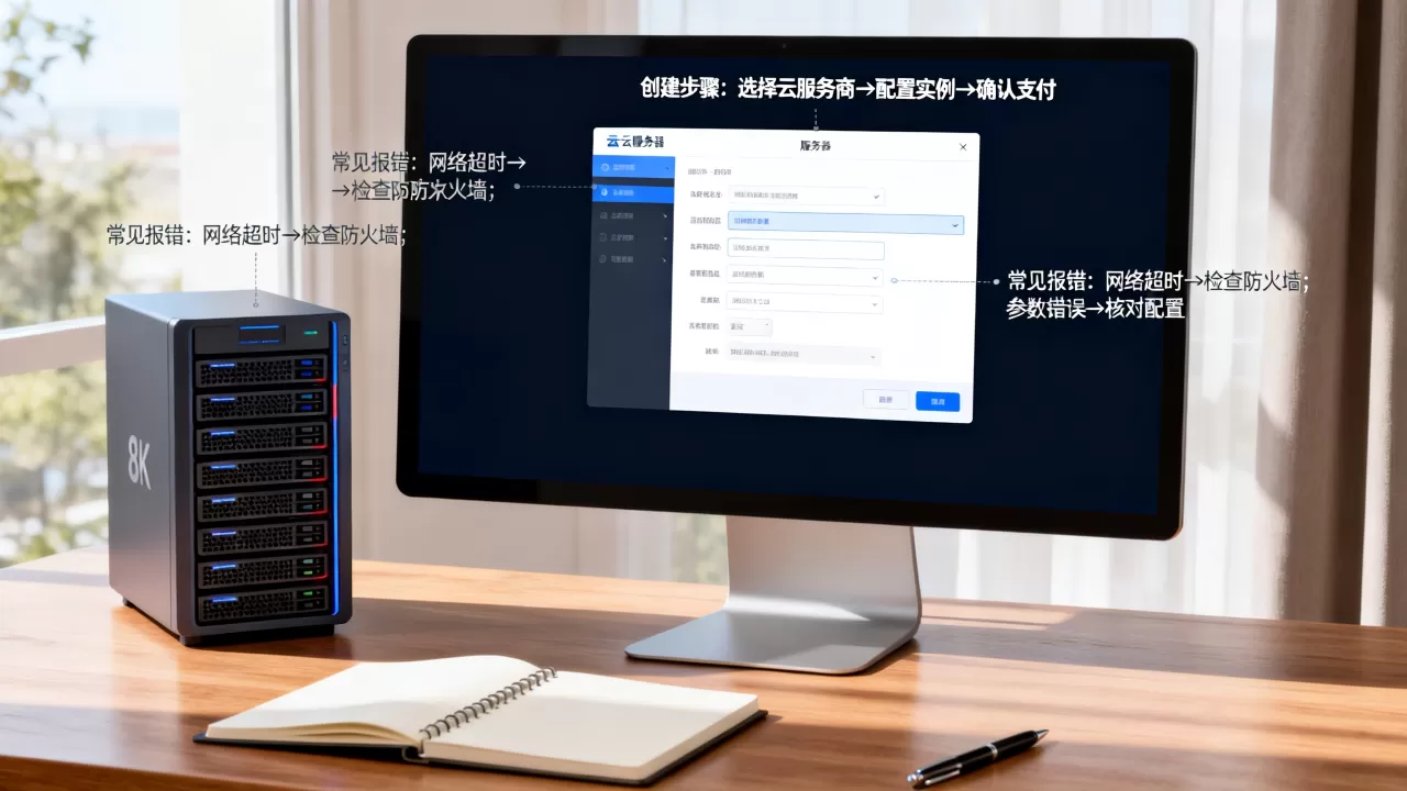 app云服务器怎么创建？创建云服务器报错怎么办